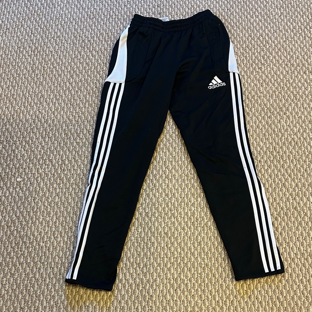 Adidas Kids Black and White Joggers